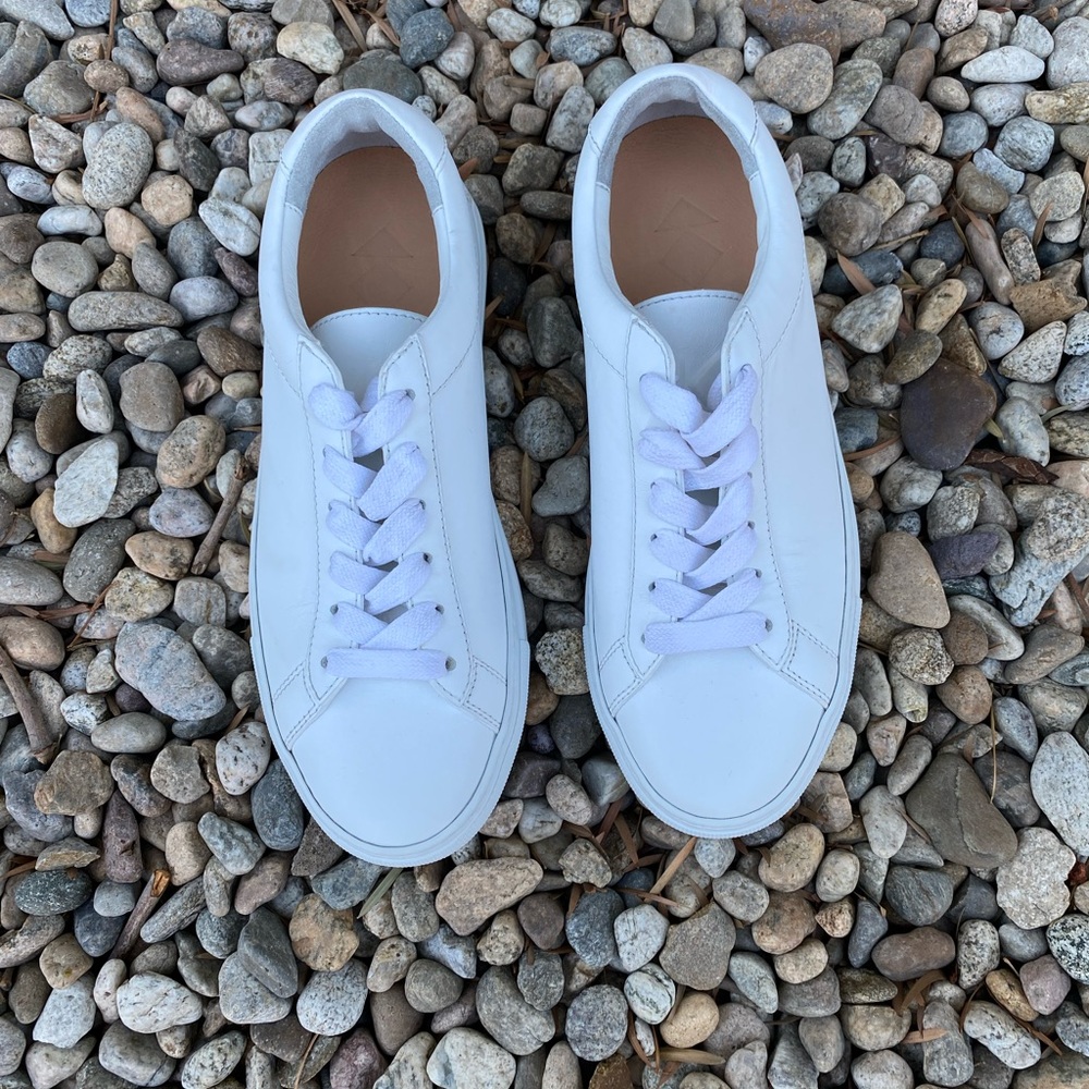 White Leather Sneakers